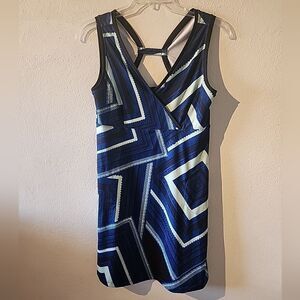 Lole Athletic Dress Blue Quick Dry Lightweight Sleevless Size Medium